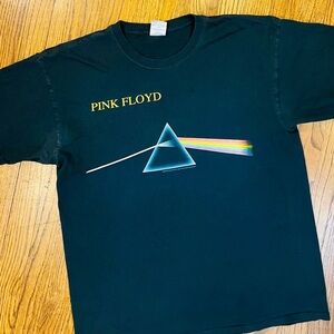 Pink Floyd Dark Side of the Moon Wraparound Print - VTG Gildan (Large)